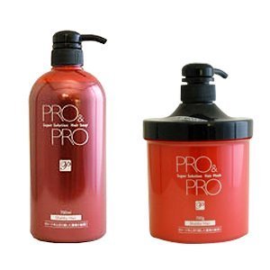 プロ＆プロ　ヘアソープ700ｍｌ・ヘアマスク700ｇ　ポンプタイプセット