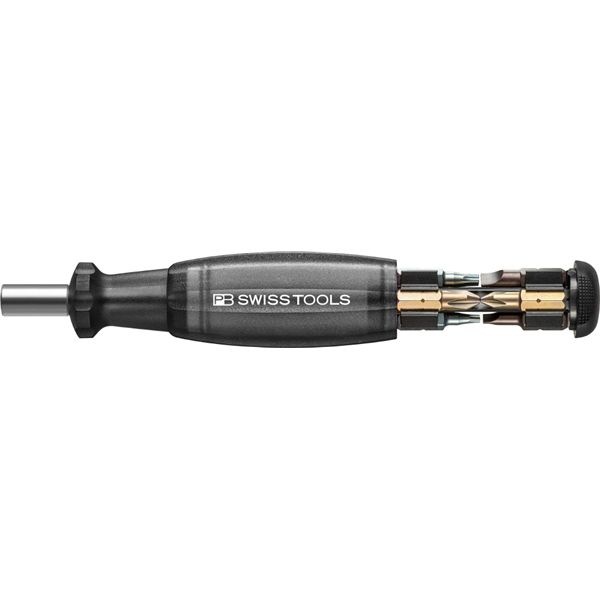 PB SWISS TOOLS ピービースイスツールズ マルチクラフト C6ドライバービットビット8本組 差替式ドライバー インサイダー ブラック 6464.BLACK