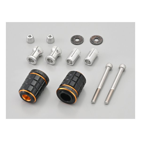 バーエンド スズキ / 汎用 ハンドル内径φ14-19 BRICK ゴールド 37378