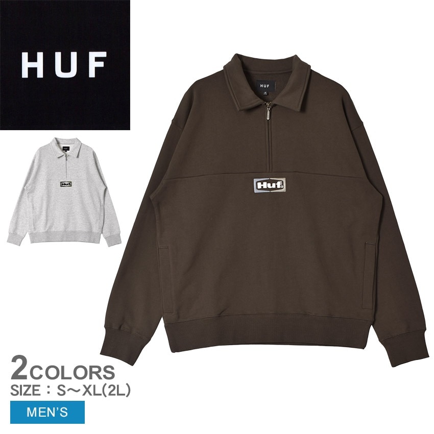 メンズ ウェア トップス トレーナー プルオーバー 裏毛 スエット ジップアップ ハーフジップ スケーター スケボー 長袖 SLATE QUARTER ZIP FLEECE FL00232