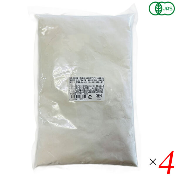 有機 粉糖 1kg 4個セット EECO