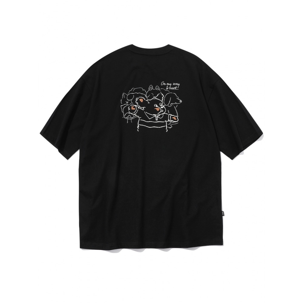CPGN ドーンプッシュミーエンブロイダリーショートスリーブ T シャツブラック