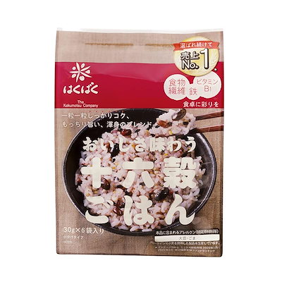 他サイト： はくばく 十六穀ごはん 180g×1袋の商品画像