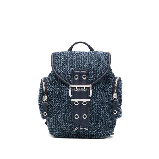 GANNI Women Backpacks B2010005 077 BLUE