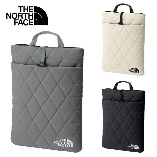 ノースフェイス PC ケース ジオフェイスピーシースリーブ 13インチ NM32354 パソコン バッグ ブラック 持ち手 インナーバッグ 黒 白 グレー THE NORTH FACE