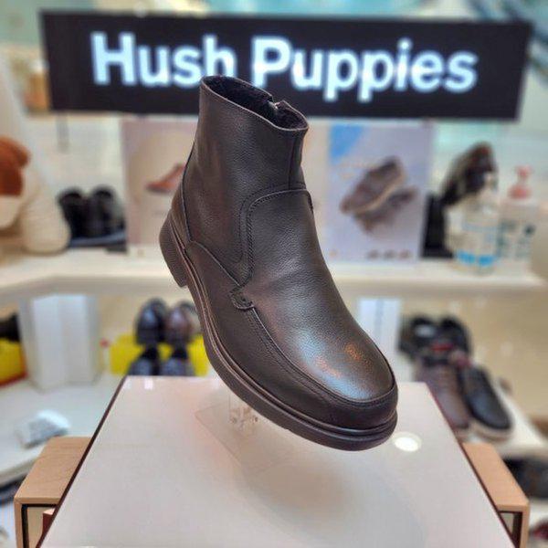 男性の足が楽なコンフォートセミカジュアル防寒ファーブーツ3mq595-003