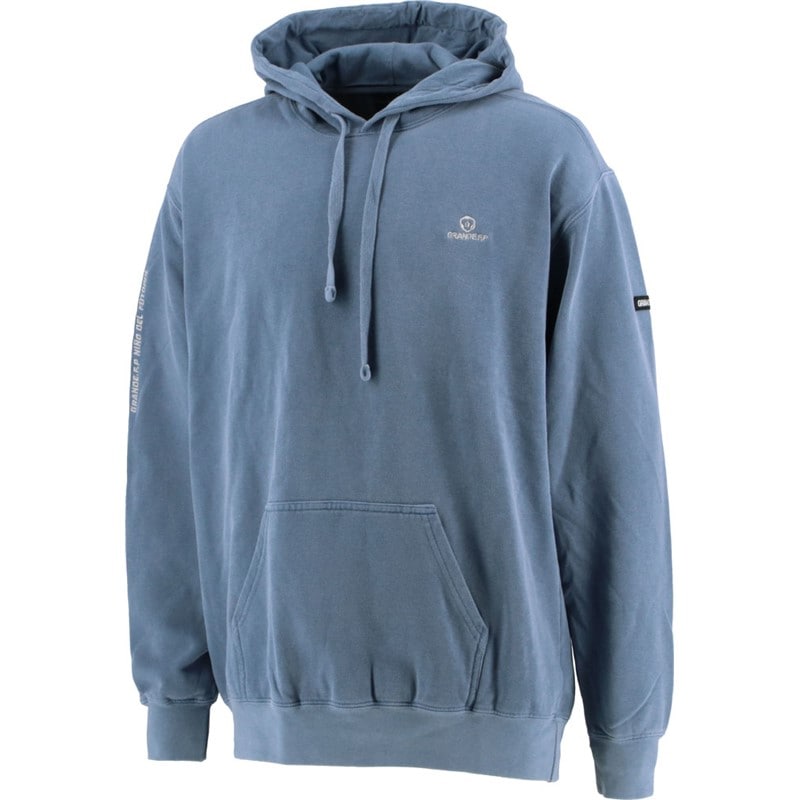 grande(グランデ) ガーメントダイ シシュウ SWTプルパーカ フットサルスウェットパーカー (gfph21404-86)