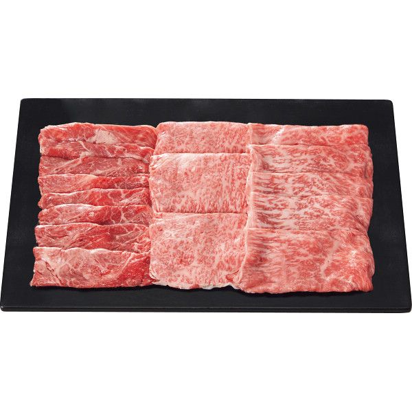 銀座吉澤 松阪牛 モモ/カタ（ウデ）/ロース すき焼き用（計700g） G-A