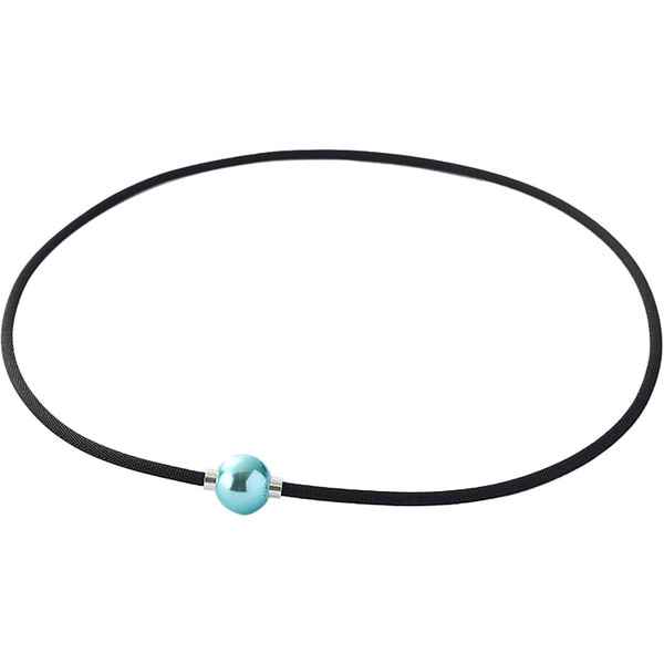 ファイテン PHITEN RAKUWAネックレス EXTREME ミラーボール ライト ペパーミントグリーン／シルバー 40cm 45cm ボディーケア TG92215