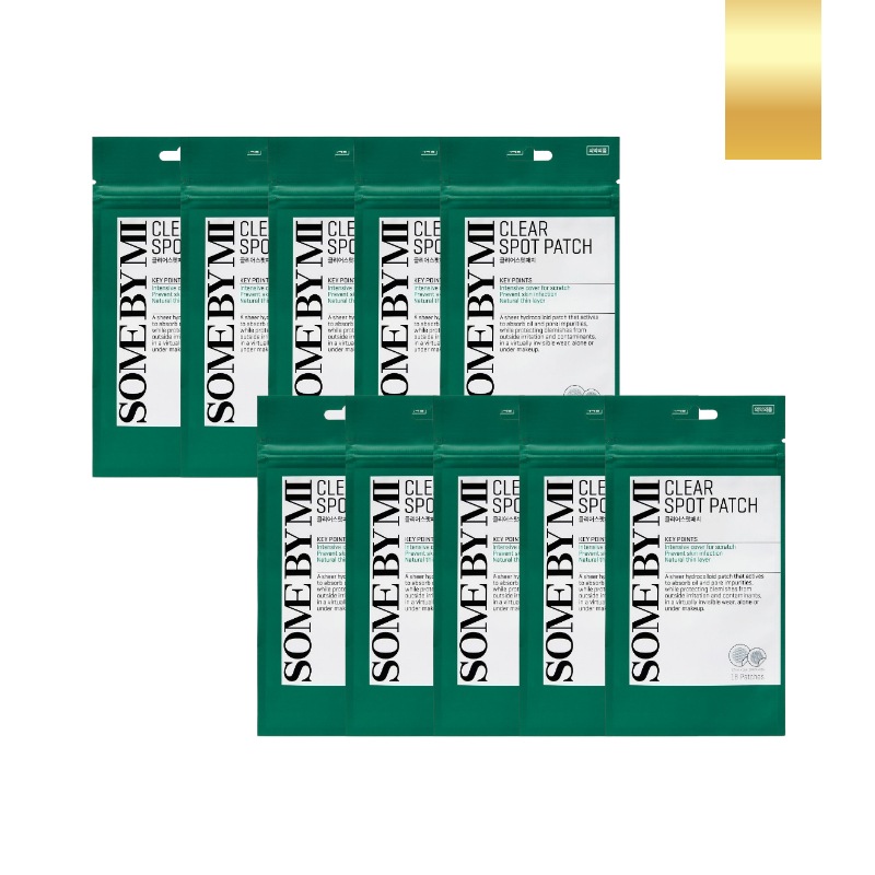 [新作ニードルパッチ]クリア スポット パッチ 18枚 x 10個