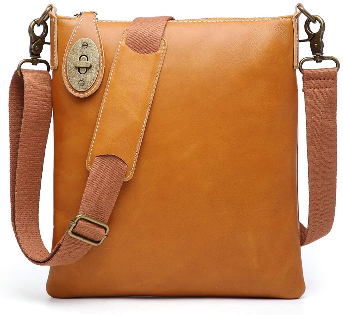 【本日限定価格】 Creator屋 4色 ファッション斜めがけ ヌメ革ビジネスバッグ レザーバック本 6,037円