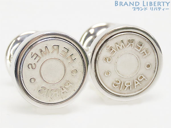 超美品エルメスセリエスタンプカフスカフリンクスカフスボタンシルバー925AG925