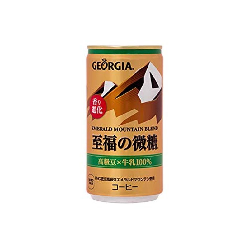 エメラルドマウンテンブレンド至福の微糖 缶 185g30本３ケース