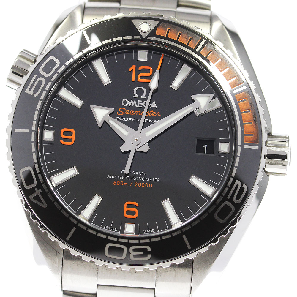 オメガ OMEGA 215.30.44.21.01.002 シーマスター600 プラネットオーシャン デイト 自動巻き メンズ 箱・保証書付き_810969【中古】