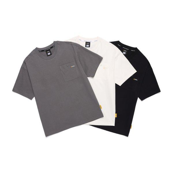 N252UTS950 16番手 綿 セミオーバーフィット 半袖 Tシャツ 3枚セットから1枚選択