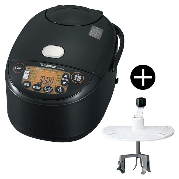 NW-VD18-BA ブラック 極め炊き IH炊飯器 (1升) + 洗米器 セット