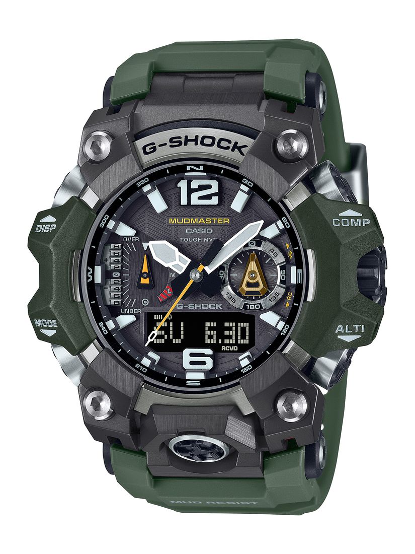 カシオ 【国内正規品】G-SHOCK（ジーショック）　MASTER OF G MUDMASTER ソーラー電波　メンズタイプ GWG-B1000-3AJF