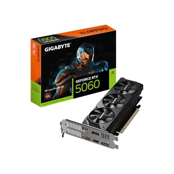 GV-N5060OC-8GL NVIDIA Geforce RTX5060 搭載 グラフィックボード GDDR7 8GB ロープロファイルモデル