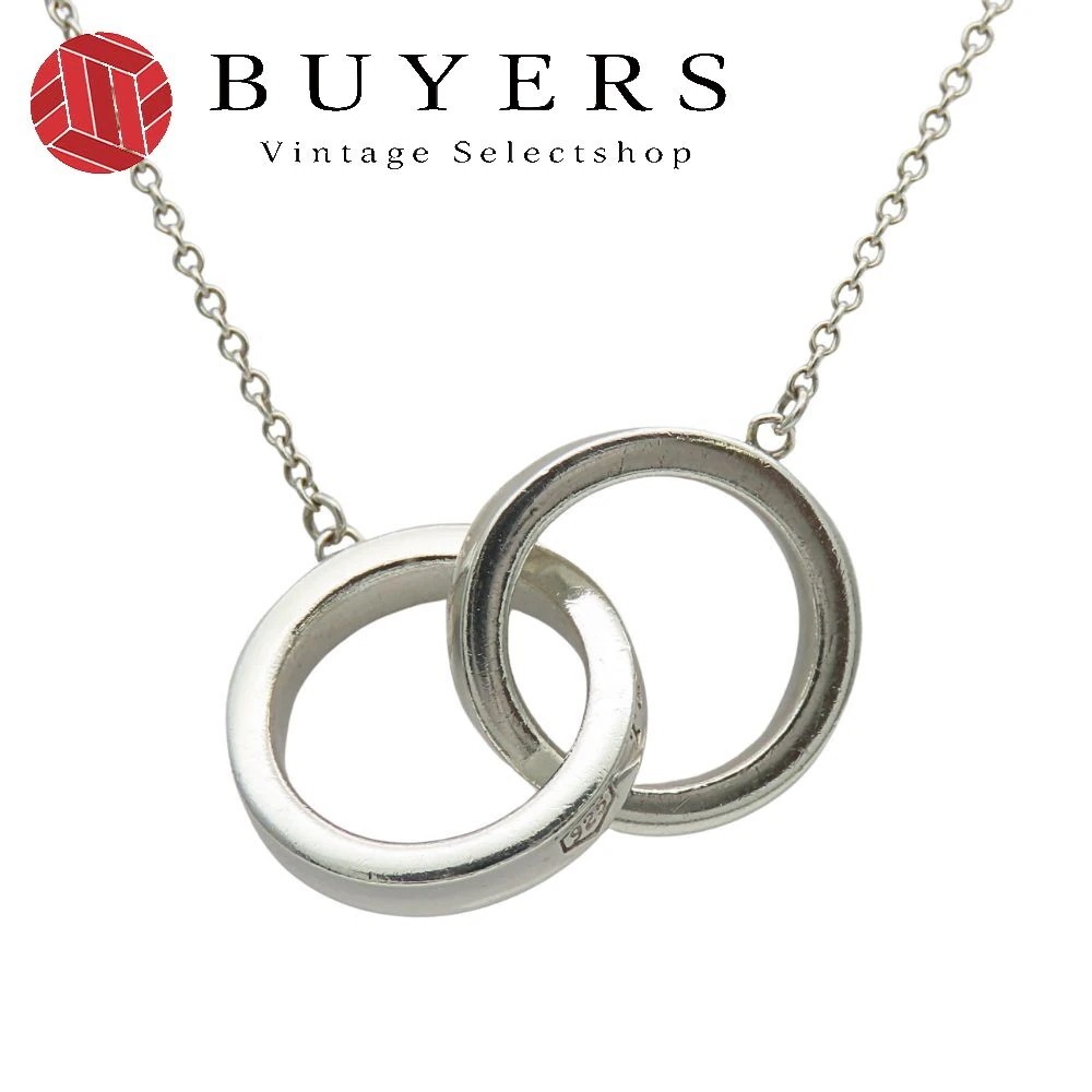 中古 ネックレス 1837 インターロッキングサークル シルバー925 約5.0g シルバー アクセサリー ペンダント レディース 女性