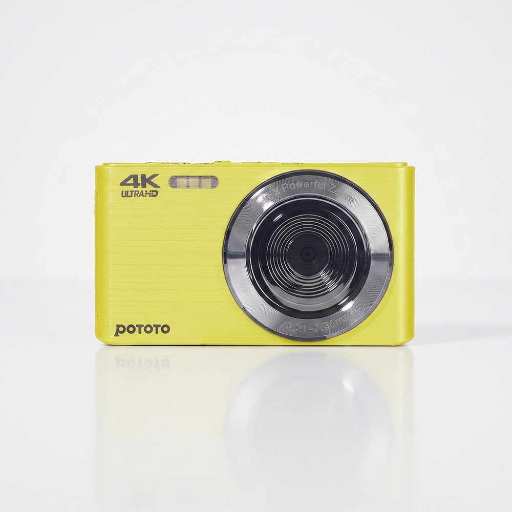 新品】POTOTO 4K デジタルカメラ 本体 シルバー 韓国製 新品】POTOTO