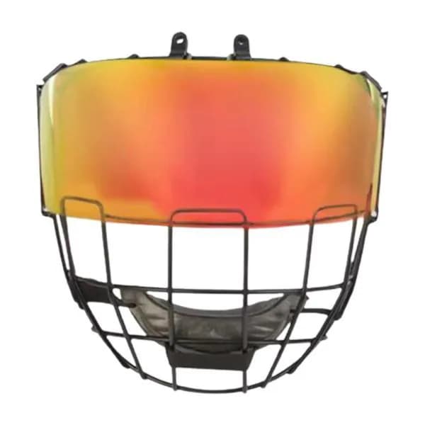 ホッケーヘルメットケージ ホッケーバイザー保護カバー 傷防止 実用的 内側曇り止め フェイスマスクバイザー 目の保護