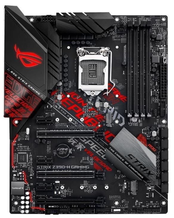ASUS ROG STRIX Z390-H Gaming LGA1151 DDR4 DP HDMI M.2 USB 3.1 ATX Motherboard