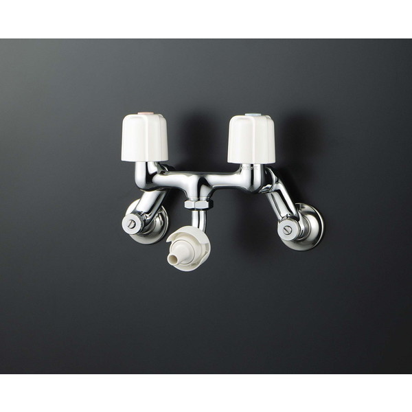 KM33N3WG 寒 2ハンドル混合栓 接手カプラ