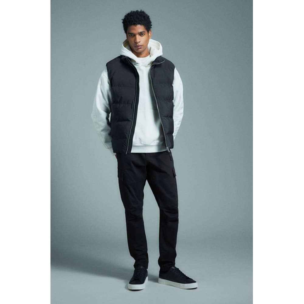 H&M カーゴパンツスリムフィットブラック