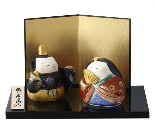 雛人形 福笑み 立雛（大） ( 雛祭 お雛様 おひなさま 雛人形 ひな人形 おしゃれ かわいい おひ