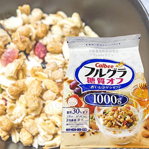 Qoo10] calbee カルビー フルグラ 糖質オフ 1000g