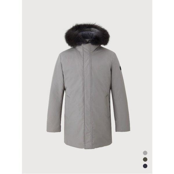 フォックスファー フード付き ロングダウン ジャンパーMIUKA3W9561