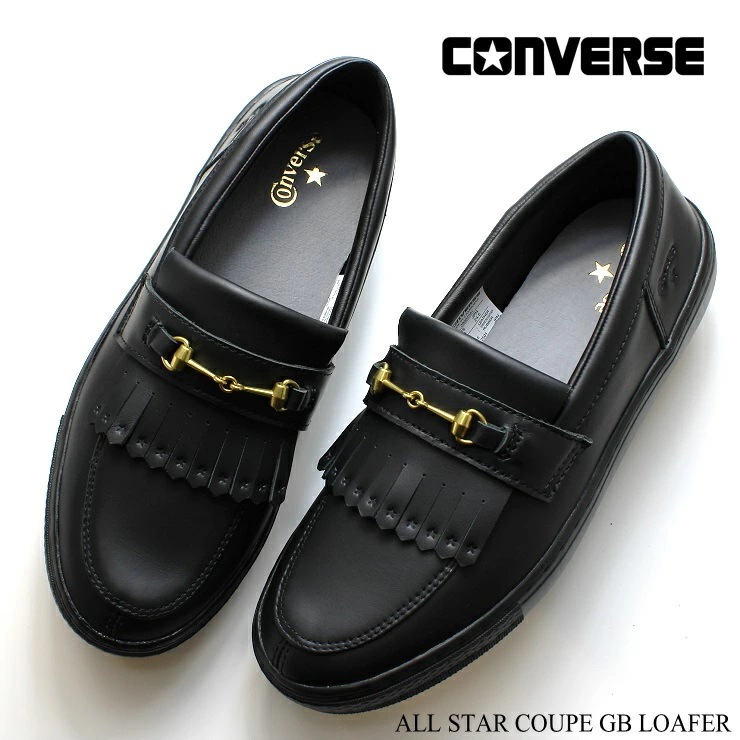 オールスター クップ GB ローファー 38002061 ブラック/ゴールド ALL STAR COUPE GB LOAFER レディース ローファー ドレッシー 大人 上品 レザー 靴 モード