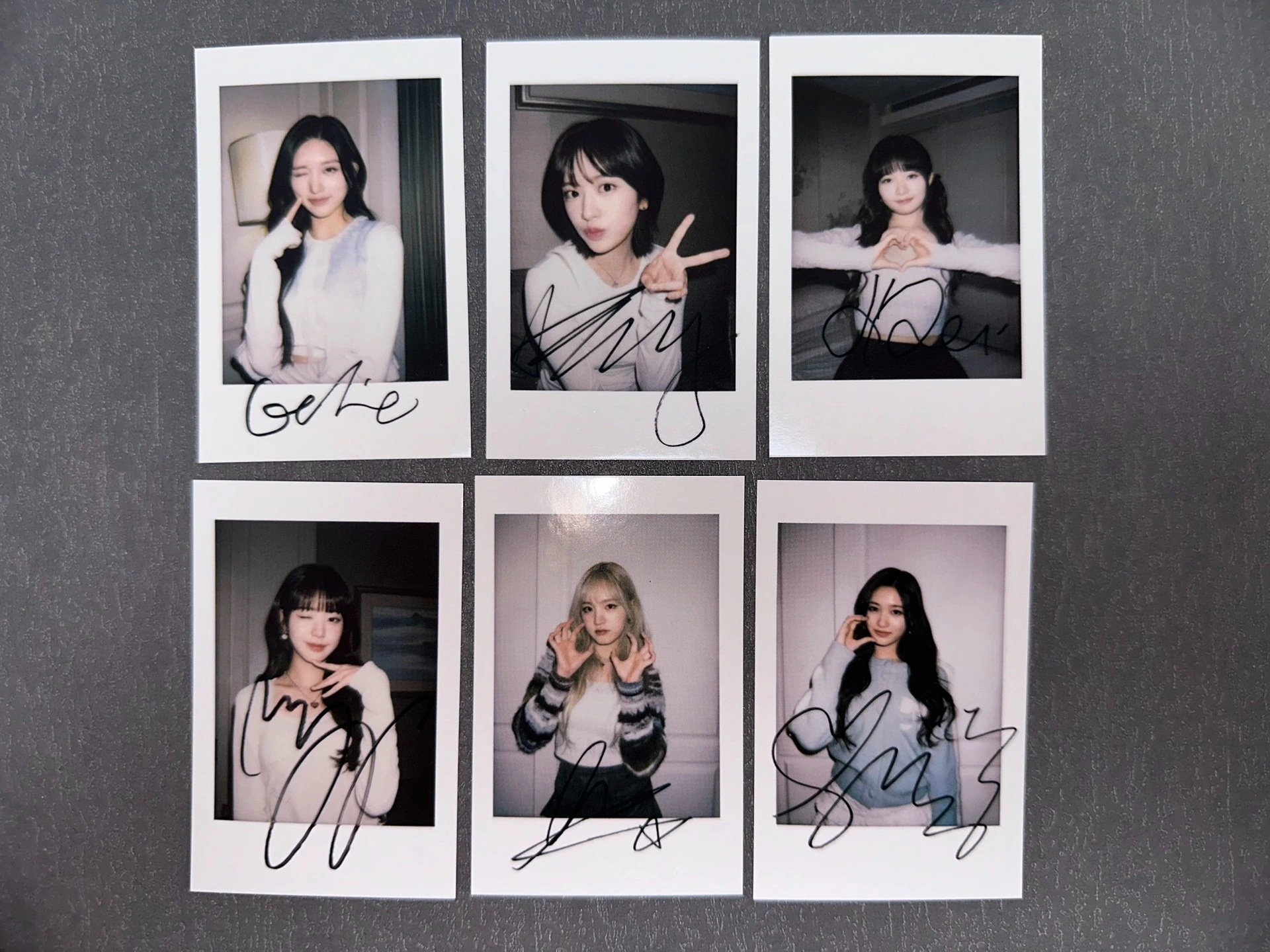 公式IVEyzyyzy3.0特典ポラロイド特典トレカ公式グッズ写真員6枚セット