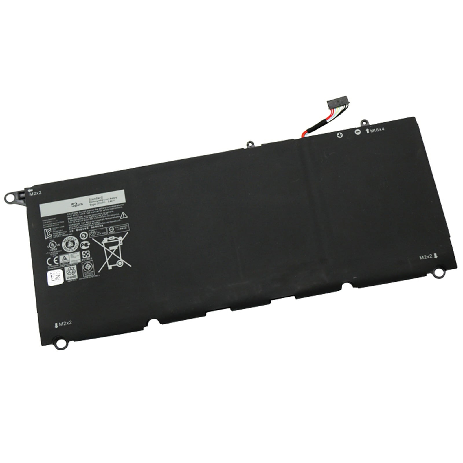 jd25gバッテリー jd25g電池 XPS 13 9350 9343 8350 1808T JD25G 52Wh 電池・DELLノートパソコン互換 交換用のバッテリー dc909-A941