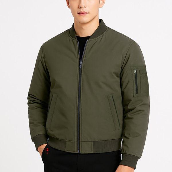 高品質ナイロンベーシック航空軽量パディングジャンパー野上ジャンパー作業服