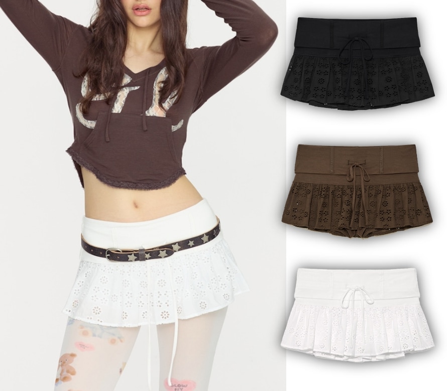 NAOMI BELT MINI SKIRT 16,905円