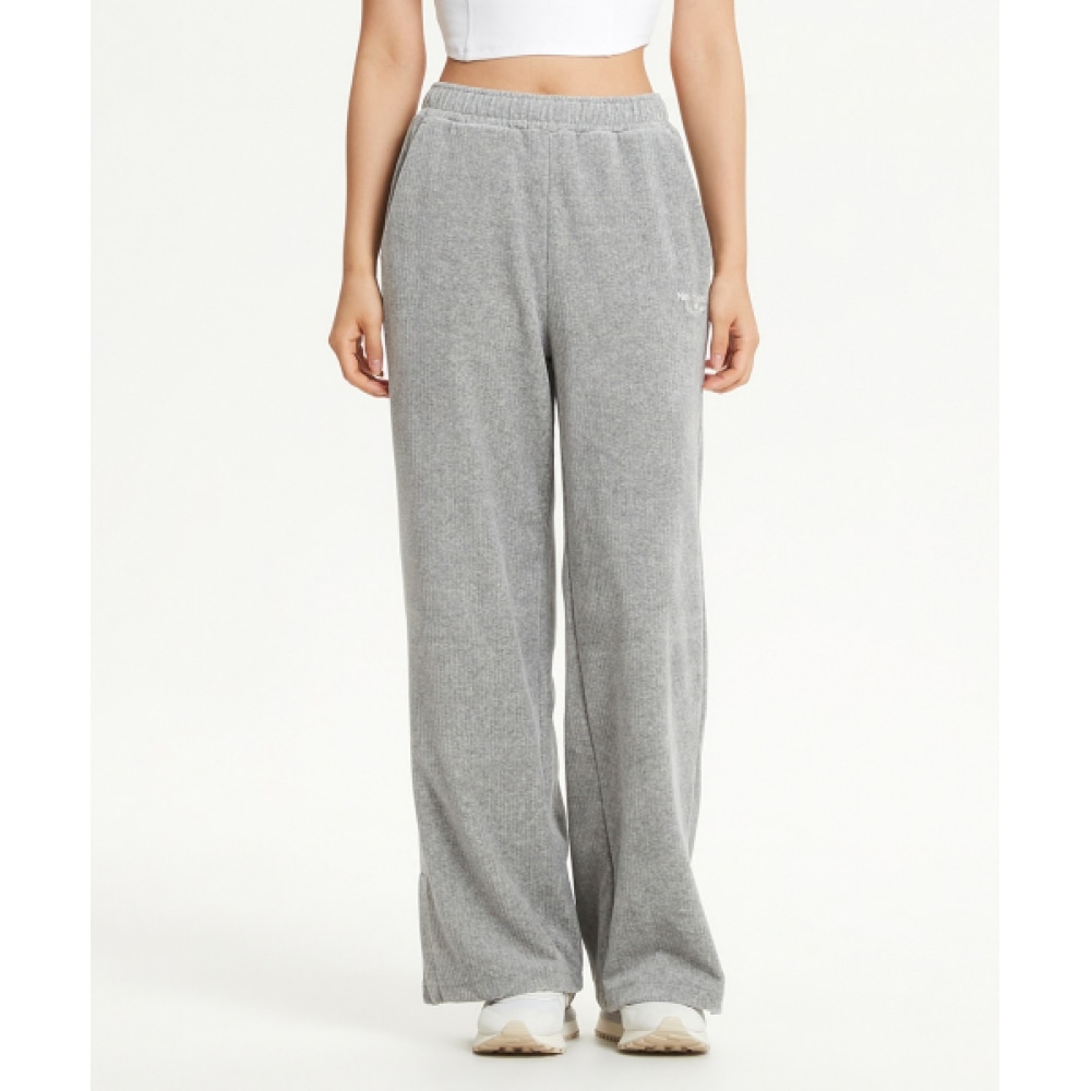 ニューバランス NBMLE4W922/レディースベロアリブワイドパンツ (グレー) 13,023円