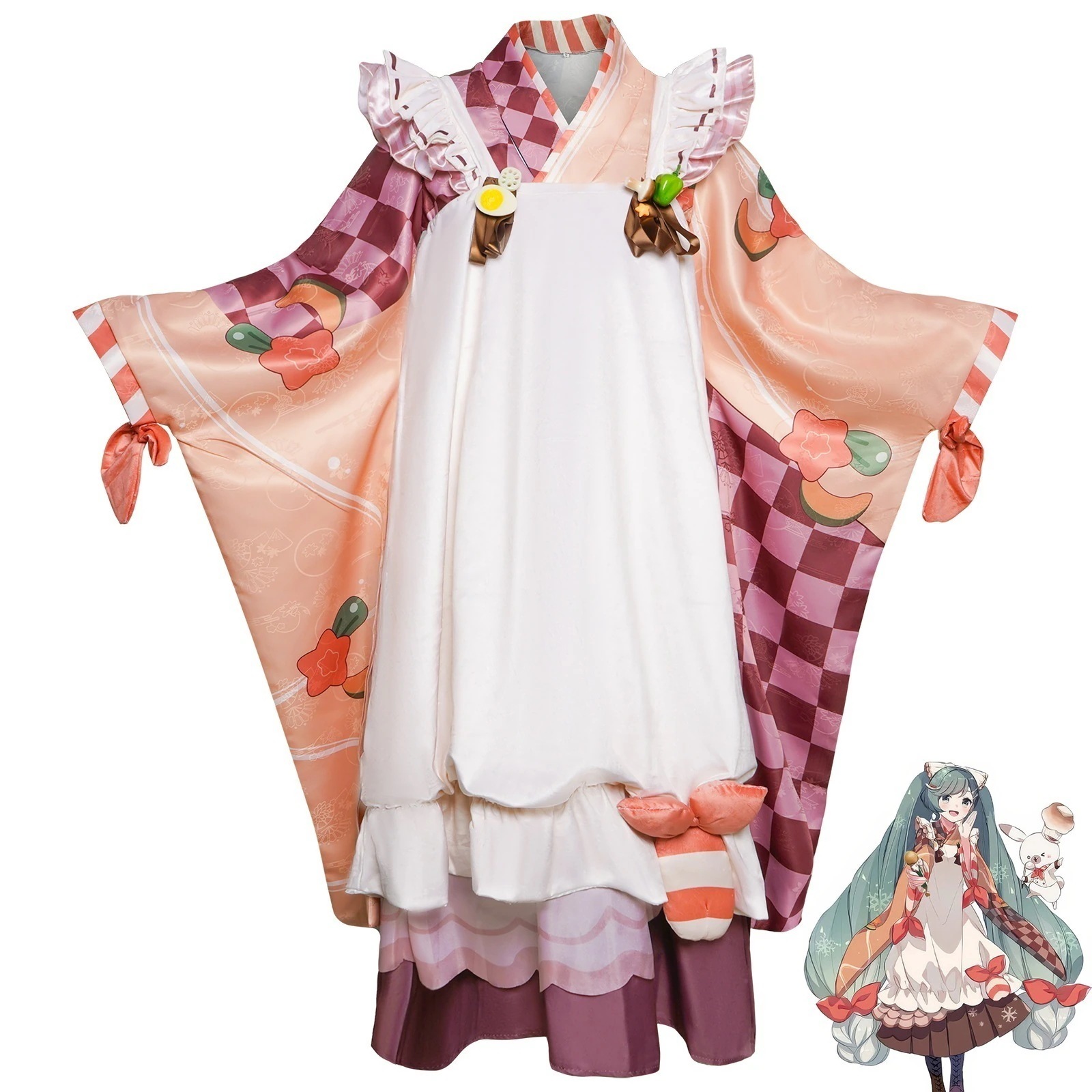 ハロウィーン2024雪初音cos服初音ミクcos服雪初音コスプレ衣装30%までに制限