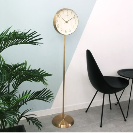 [ell41] モダンスタイルゴールドスタンドウォッチ_無騒音時計 8,141円