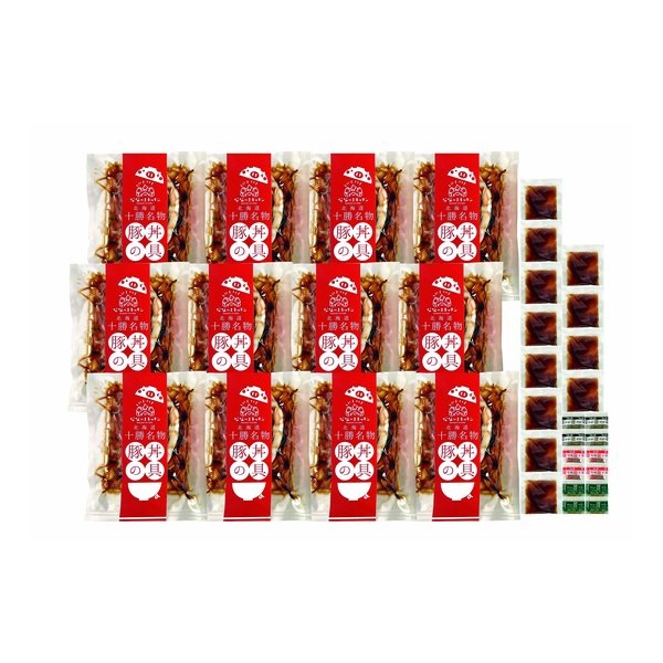 北海道産豚丼12食セット 3種の香辛料付 ZOA053363678