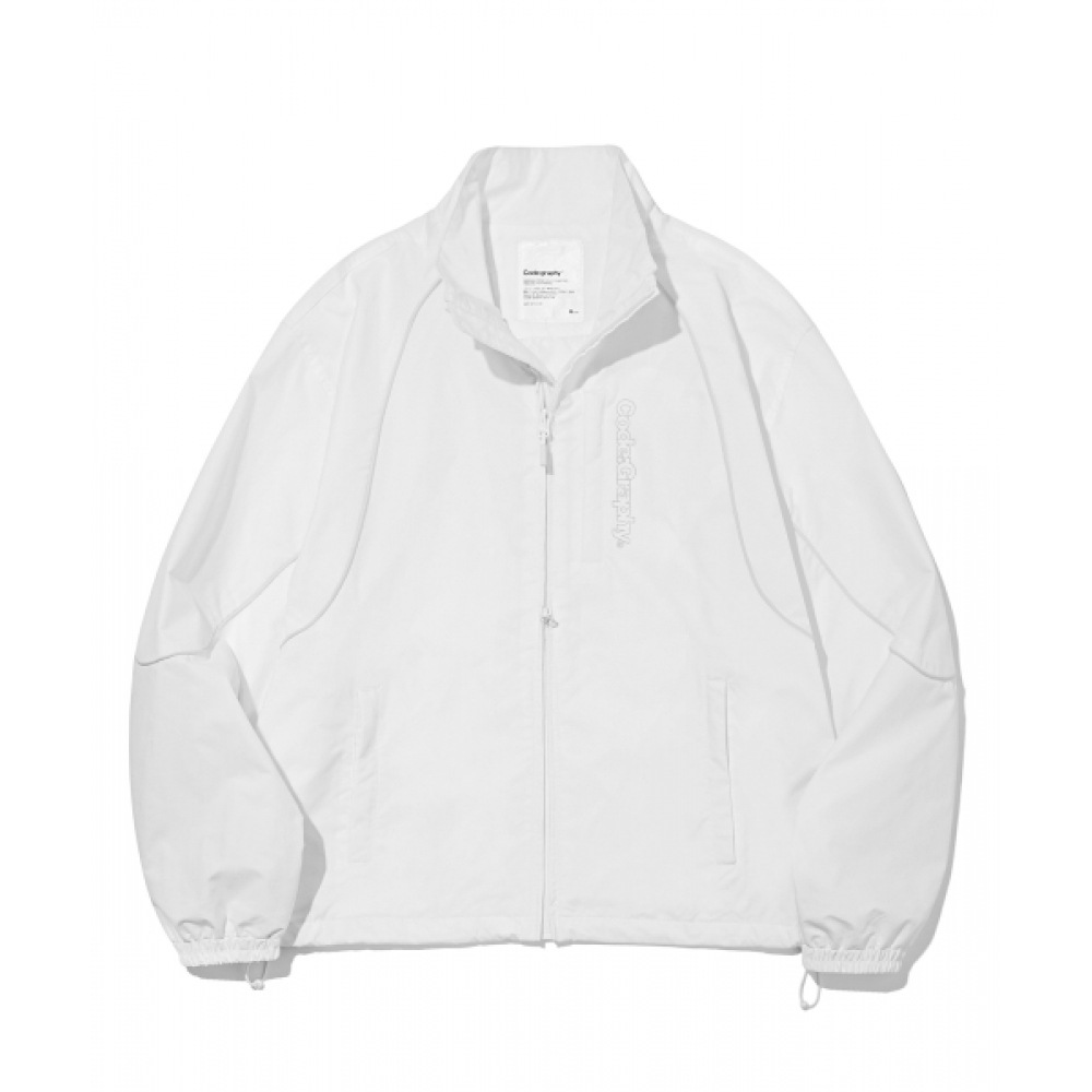 CODEGY [パイピング版] ツーウェイテックショートジャケット_オフホワイト