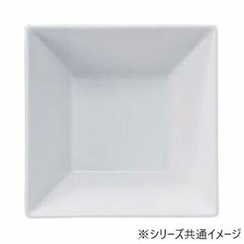 福井クラフト　メラミン40cmスクエアー盛鉢ホワイト 51022320