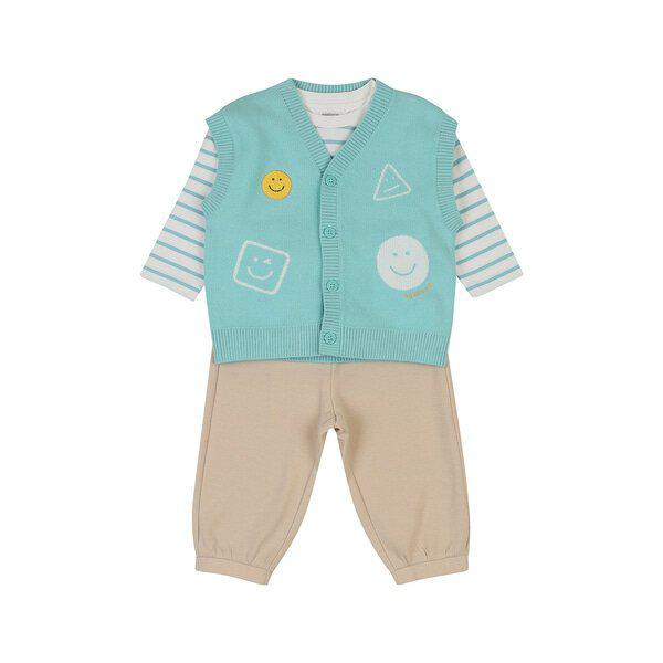 [ザ・セントラル] 春のスマイルニットベスト3点セット(MINT)_01T12320277