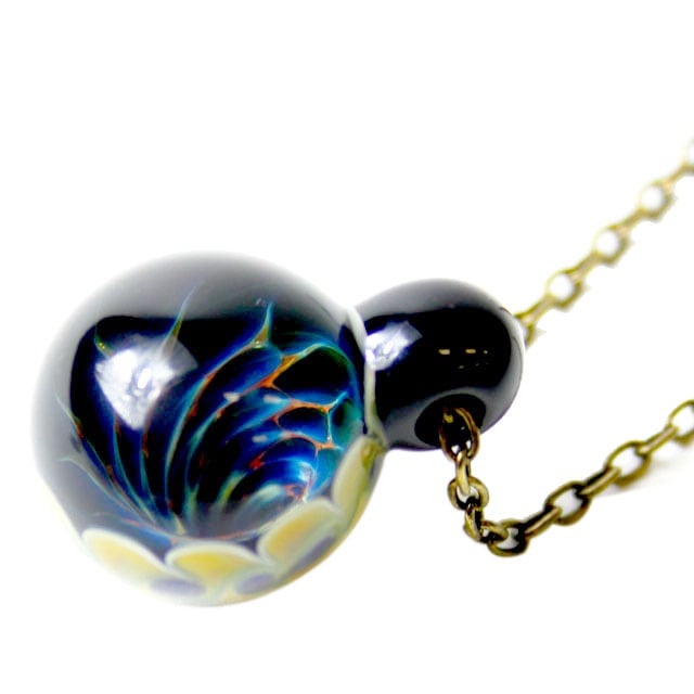 DragonPipe ドラゴンパイプ Marble Sunder 02 ペンダント ネックレス -イエロー/ブラック【セール品の為返品・交換不可商品】