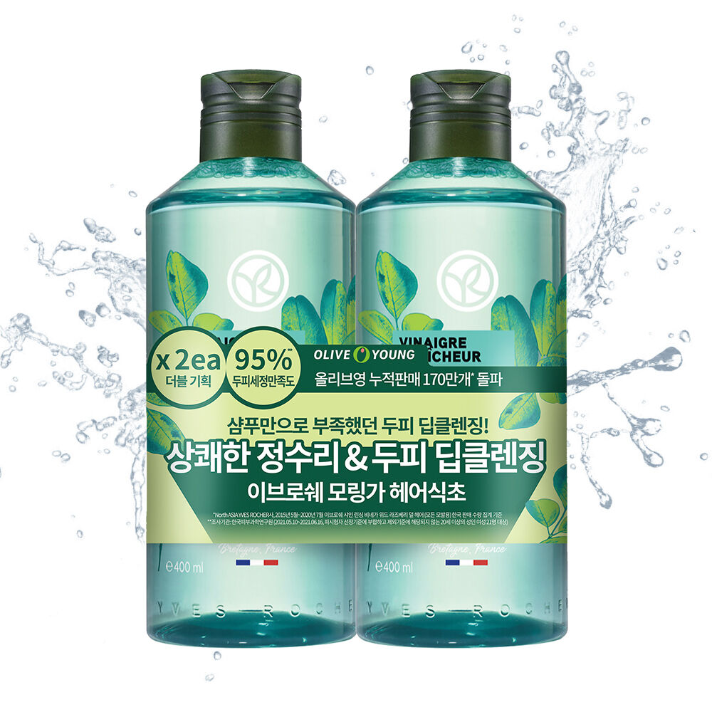 [1+1] イヴロシェ(YVES ROCHER) モリンガ リフレッシュヘア酢 400ml