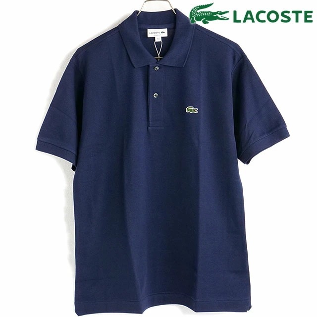 メンズ ポロシャツ [L1212LJ-99-166] トップス 半袖 鹿の子 NAVY/BLUE 紺 ネイビー系