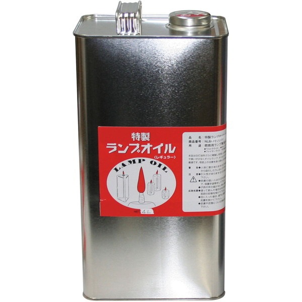 LINDEN (リンデン) 液体燃料 特製ランプオイル レギュラー 4liter缶 NL81040000