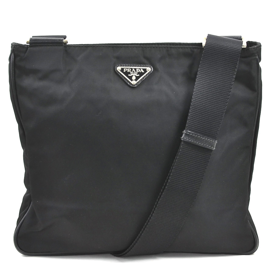 プラダ PRADA ショルダーバッグ ナイロン ブラック ユニセックス 55808k