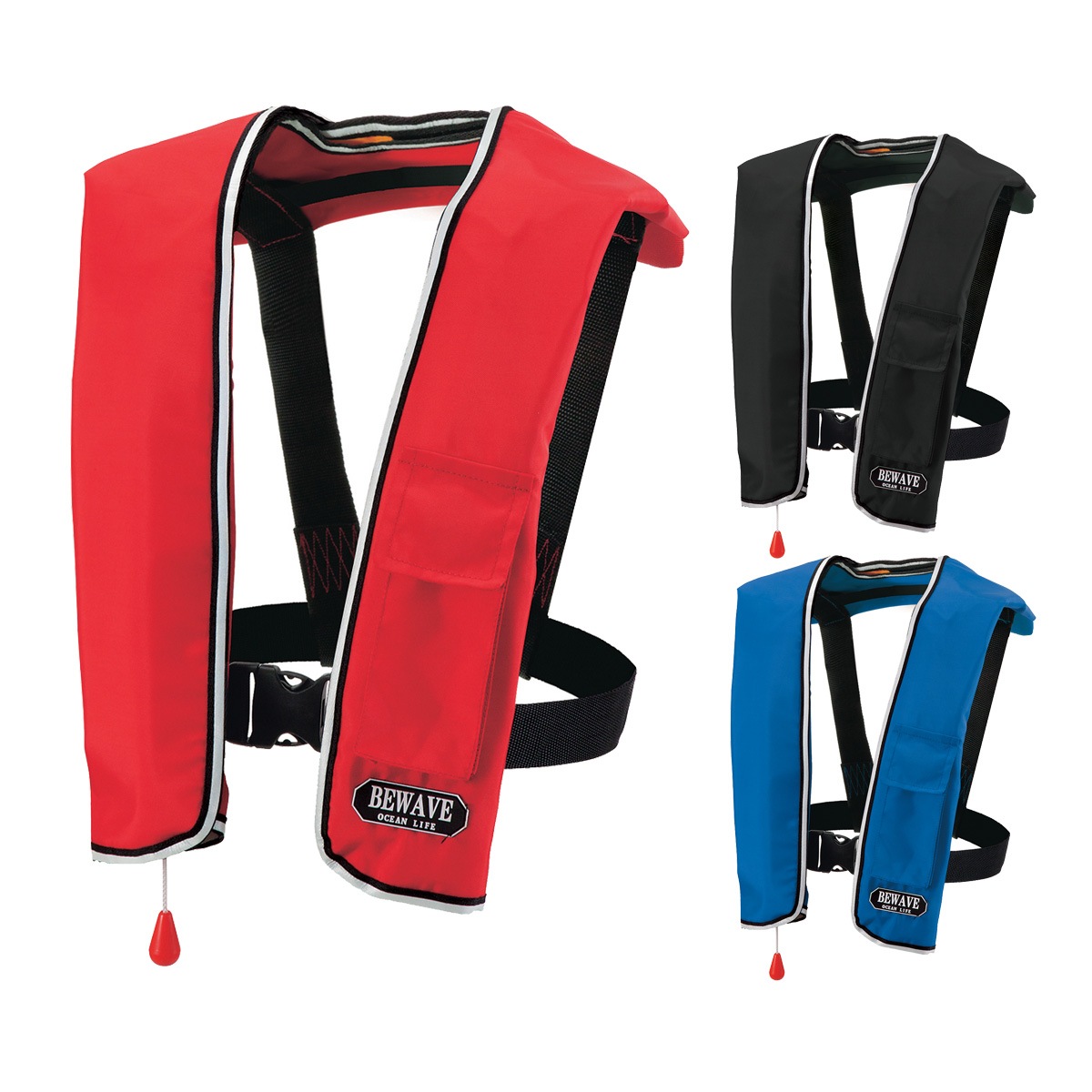 自動膨張式 ライフジャケット 肩掛式 オーシャンLG-1型 国交省認定品 タイプA 検定品 桜マーク