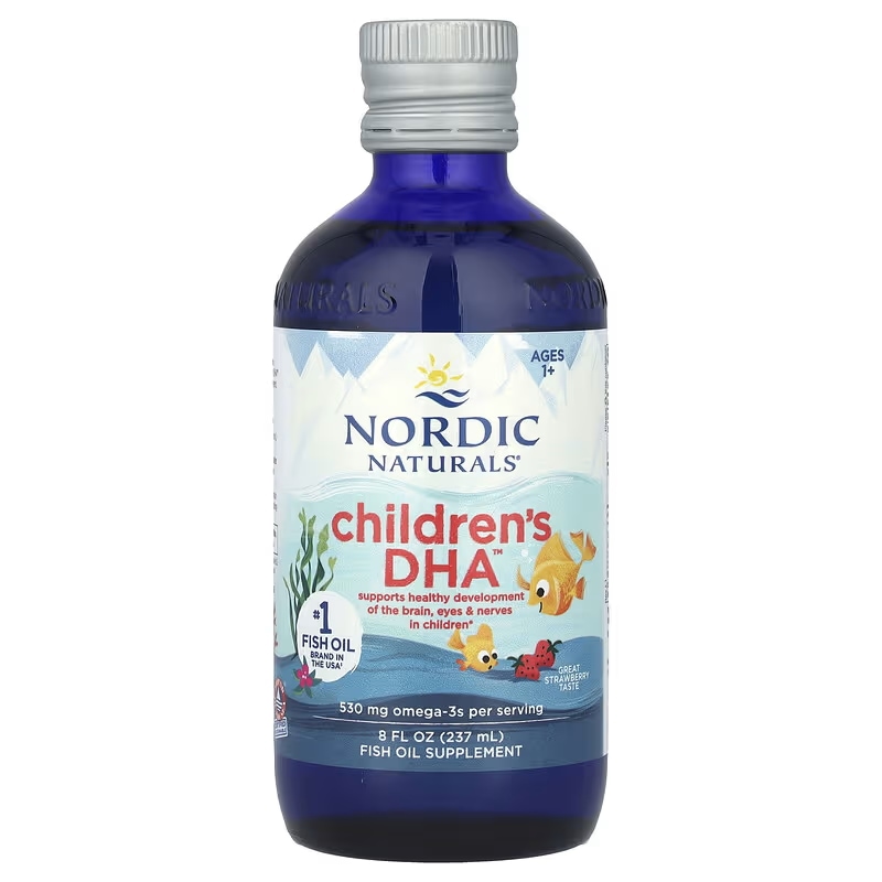 Nordic Naturals Childrens DHA（チルドレンズDHA） 1～6歳 ストロベリー 530mg 237ml（4液量オンス）（小さじ1/2杯あたり530mg）
